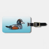 Birdorable Harlequin Duck Bagagelabel (Voorkant horizontaal)