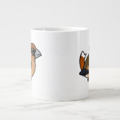 Birdorable Hawfinch Extra Grote Beker (Voorkant)