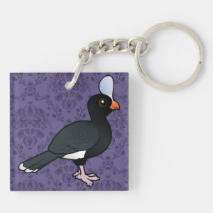 Birdorable Helmeted Curassow Sleutelhanger