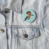 Birdorable Hoopoe Ronde Button 5,7 Cm (In situ)