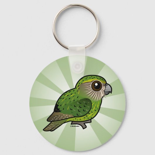 Birdorable Kakapo Sleutelhanger (Voorkant)