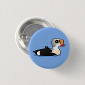 Birdorable King Eider Ronde Button 3,2 Cm (Voorkant /achterkant)