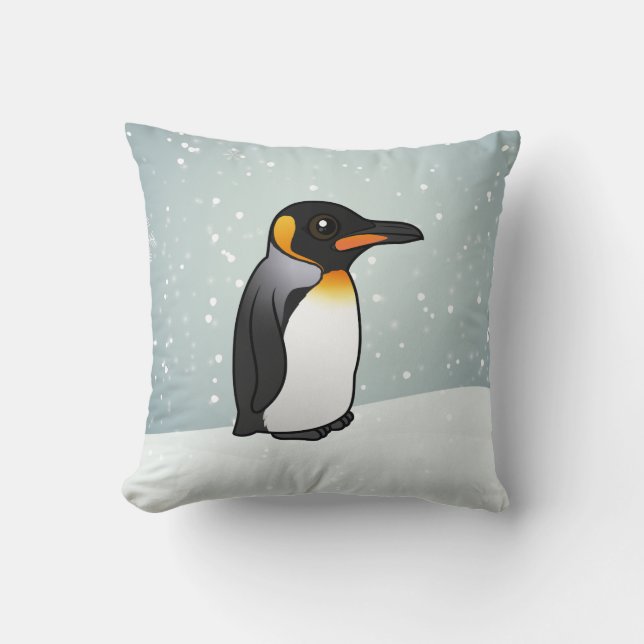 Birdorable King Penguin Kussen (Voorkant)