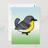 Birdorable Kirtland's Warbler Briefkaart (Voorkant / Achterkant)
