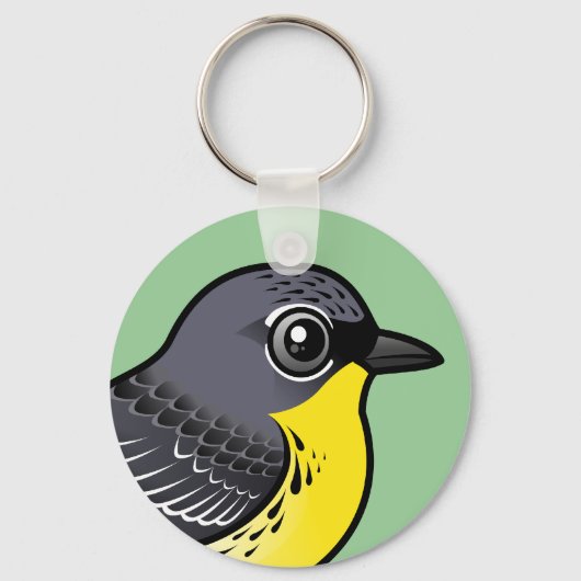 Birdorable Kirtland's Warbler Sleutelhanger (Voorkant)
