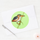 Birdorable Least Bittern Ronde Sticker (Envelop)
