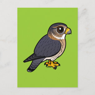 Birdorable Merlin Briefkaart