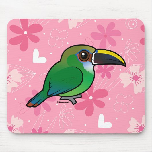 Birdorable Northern Emerald Toucanet Muismat (Voorkant)