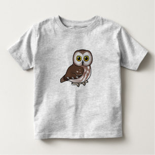 Birdorable Northern Saw-whet Owl Kinder Shirts