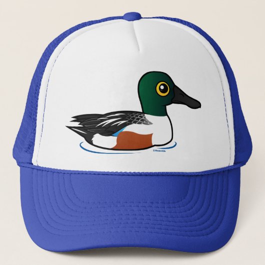 Birdorable Northern Shoveler Trucker Pet (Voorkant)