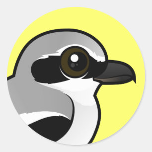 Birdorable Northern Shrike Ronde Sticker
