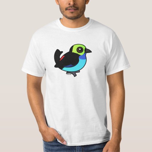Birdorable Paradise Tanager T-shirt (Voorkant)
