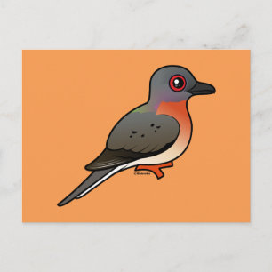 Birdorable Passenger Pigeon Briefkaart