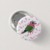 Birdorable Pink Fruit Dove Ronde Button 3,2 Cm (Voorkant /achterkant)