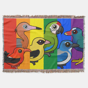Birdorable Pride Flag Deken