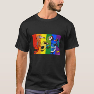 Birdorable Pride Flag T-shirt