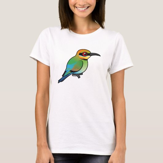 Birdorable Rainbow Bee-eater T-shirt (Voorkant)