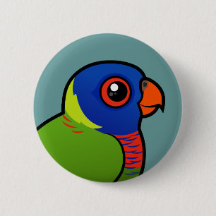 Birdorable Rainbow Lorikeet Ronde Button 5,7 Cm