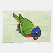 Birdorable Rainbow Lorikeet Theedoek (Horizontaal)