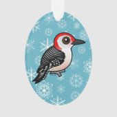 Birdorable Red-bellied Woodpecker Ornament (voorkant)