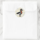 Birdorable Red-breasted Goose Ronde Sticker (Tas)
