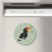 Birdorable Rhinoceros Hornbill Magneet (Insitu (Vaatwasser))