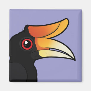 Birdorable Rhinoceros Hornbill Magneet