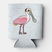 Birdorable Roseate Spoonbill Blikjeskoeler (Voorkant)
