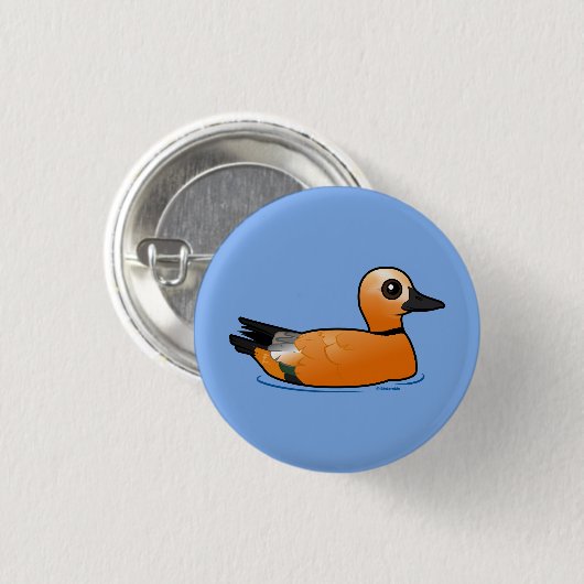 Birdorable Ruddy Shelduck Ronde Button 3,2 Cm (Voorkant /achterkant)