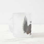 Birdorable Sage Grouse Matglas Koffiemok (Voorkant links)