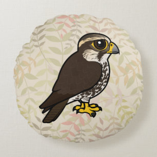 Birdorable Saker Falcon Rond Kussen