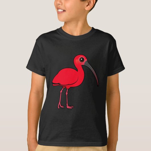 Birdorable Scarlet Ibis T-shirt (Voorkant)