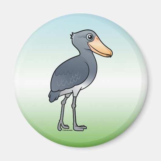 Birdorable Shoebill Magneet (Voorkant)