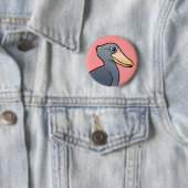 Birdorable Shoebill Ronde Button 5,7 Cm (In situ)