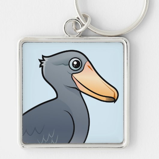 Birdorable Shoebill Sleutelhanger (Voorkant)