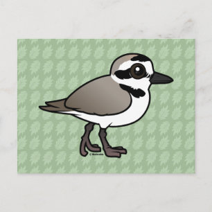Birdorable Snowy Plover Briefkaart