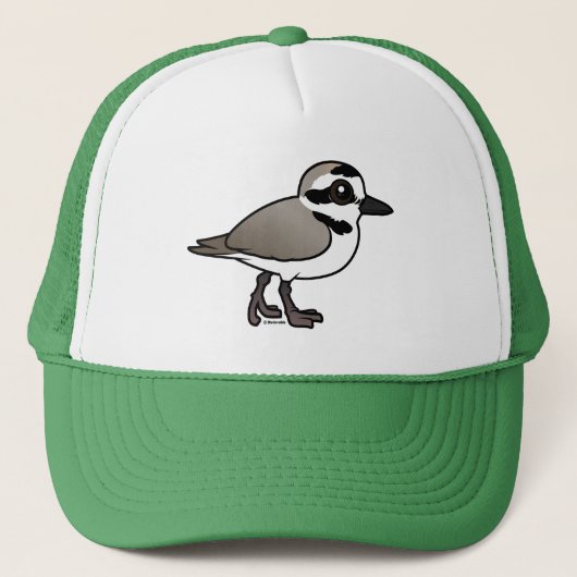 Birdorable Snowy Plover Trucker Pet (Voorkant)