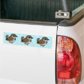 Birdorable Song Sparrow Bumpersticker (Op Truck)