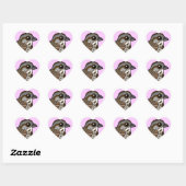 Birdorable Song Sparrow Hart Sticker (Vel)