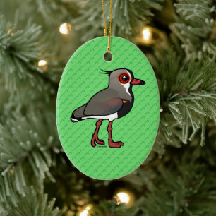 Birdorable Southern Lapwing Keramisch Ornament