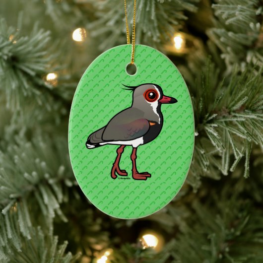 Birdorable Southern Lapwing Keramisch Ornament (Boom)