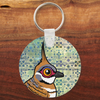 Birdorable Spinifex Pigeon Cartoon Bird Sleutelhanger