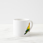 Birdorable Sun Parakeet Espresso Kop (Voorkant rechts)