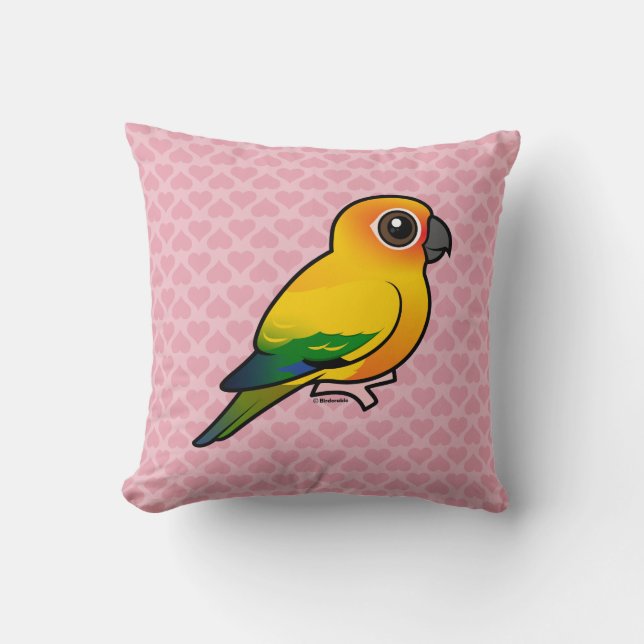 Birdorable Sun Parakeet Kussen (Voorkant)