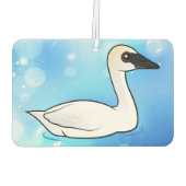 Birdorable Trumpeter Swan Luchtverfrisser (Achterkant)