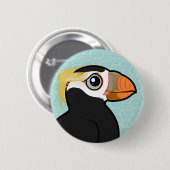 Birdorable Tufted Puffin Ronde Button 5,7 Cm (Voorkant /achterkant)