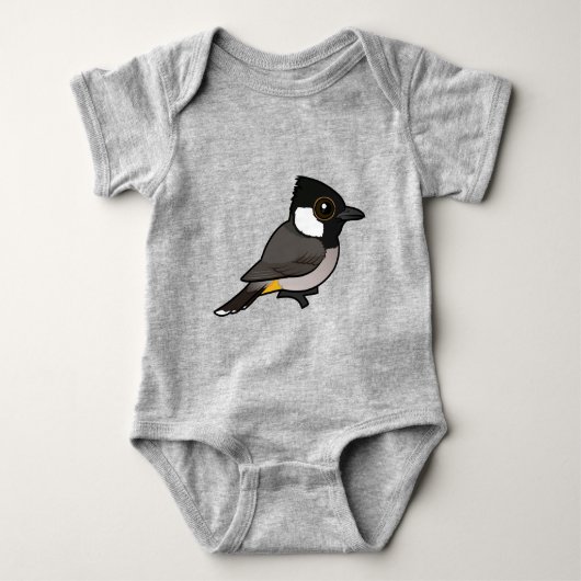 Birdorable White-eared Bulbul Romper (Voorkant)