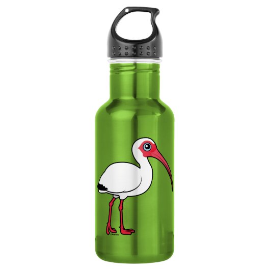 Birdorable White Ibis Waterfles (Voorkant)
