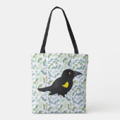 Birdorable Yellow-schouder Blackbird Draagtas (Achterkant)