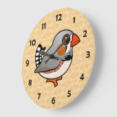 Birdorable Zebra Finch Grote Klok (Hoek)